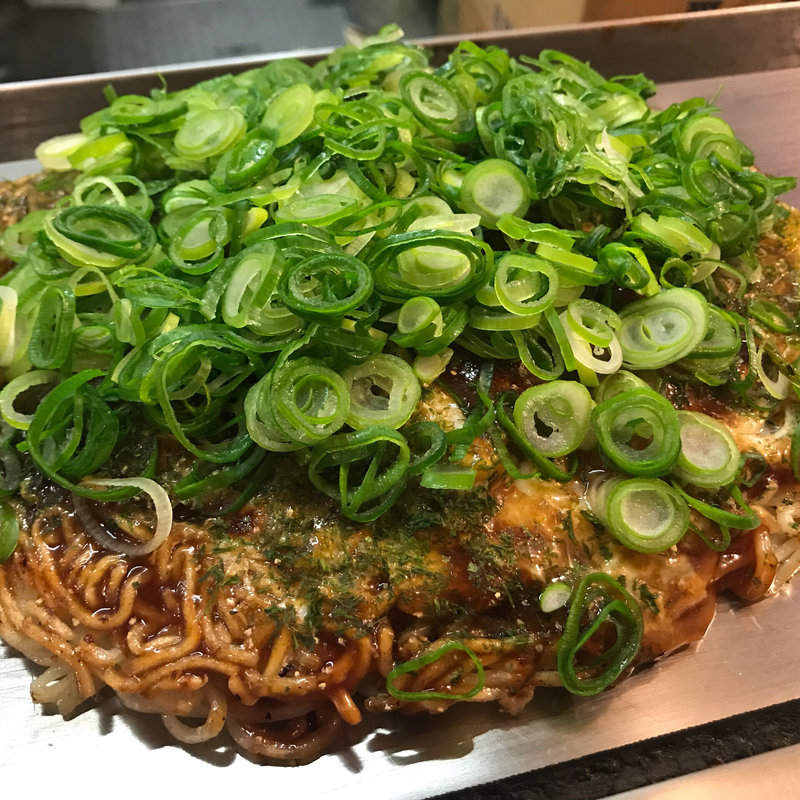 肉玉そば＋ネギ(かさねがさね)