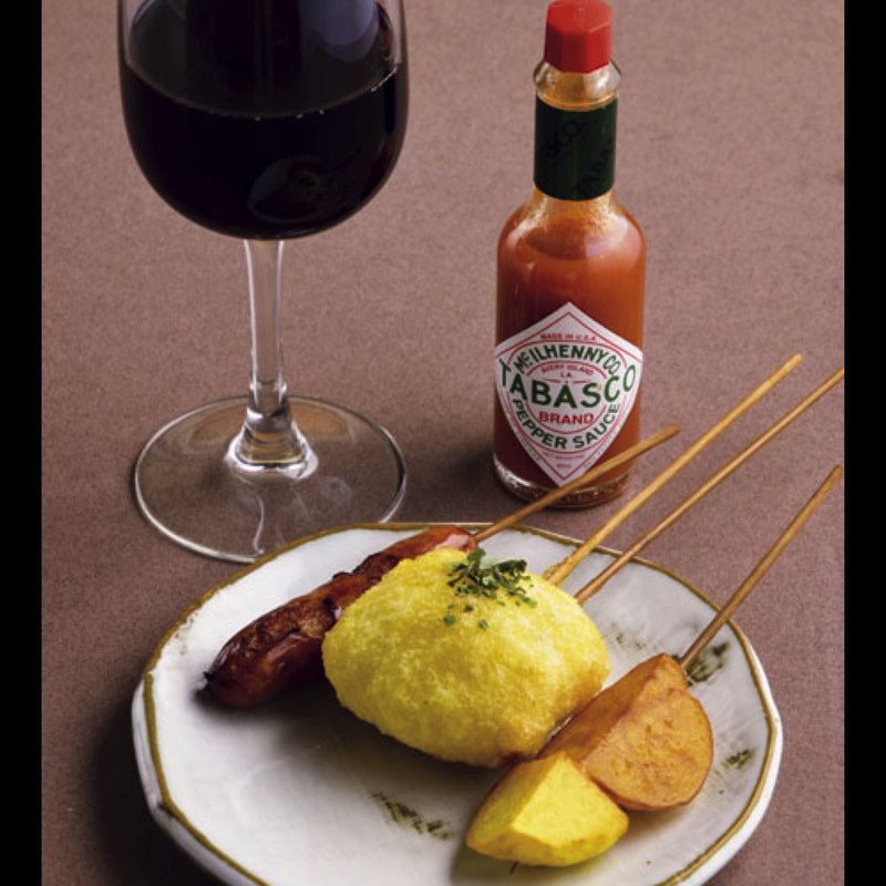 ワインset(串かつの本家 近江屋心斎橋鰻谷)