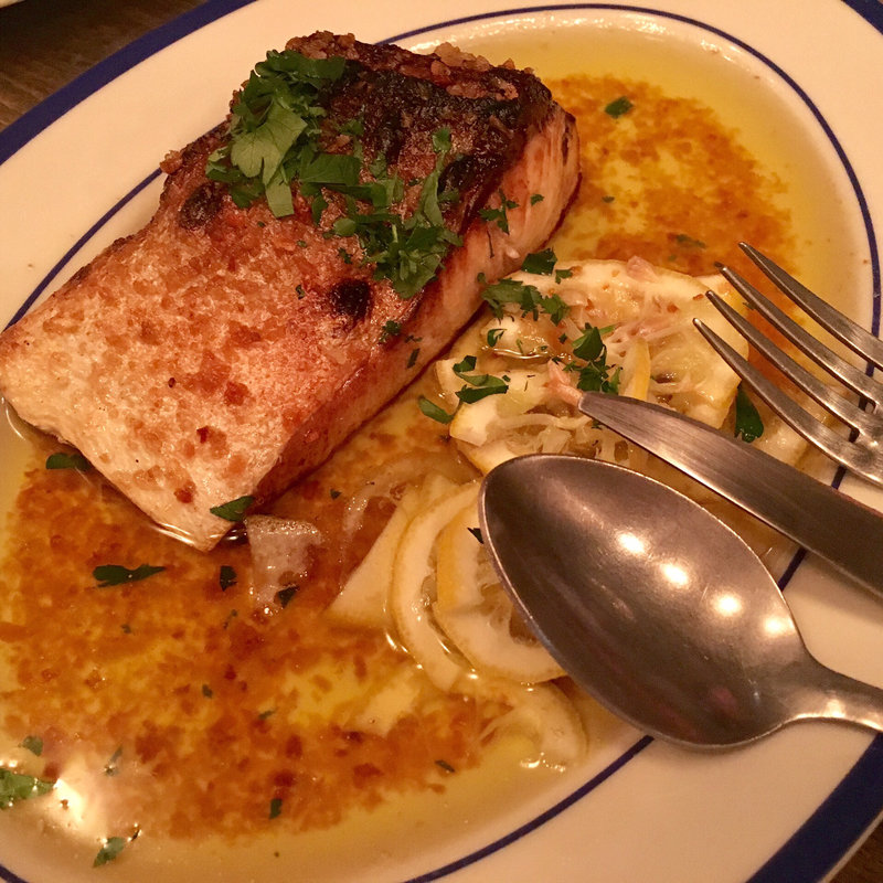 真アジのグリルグリーンレモンガーリックオイル(ｅｋａｏ)