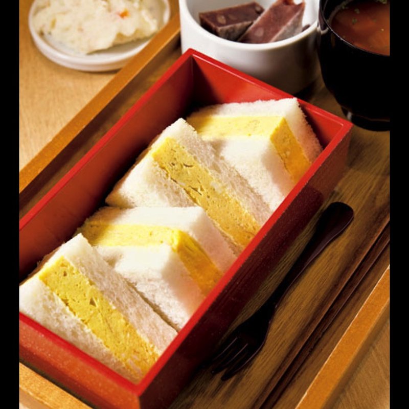 自家製玉子焼きサンド御膳(日本橋だし場 はなれ)