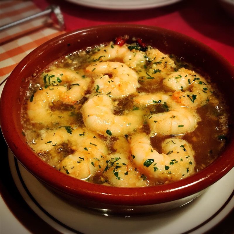 ガンバスアルアヒージョ(サル イ アモール （Sal y Amor）)