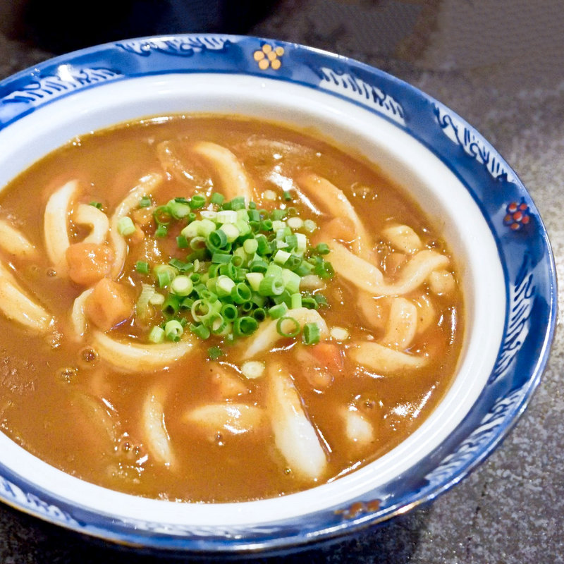 カレーうどん(手打ちうどん 鶴丸 （つるまる）)