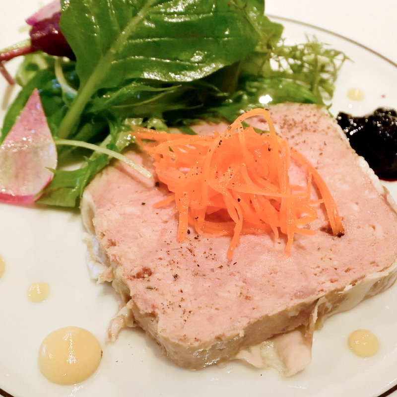 オリーブ豚の田舎風パテ(Chez NAGAO)