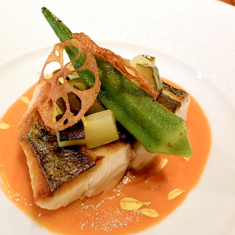 サワラのポワレ ブロヴァンサル(Chez NAGAO)