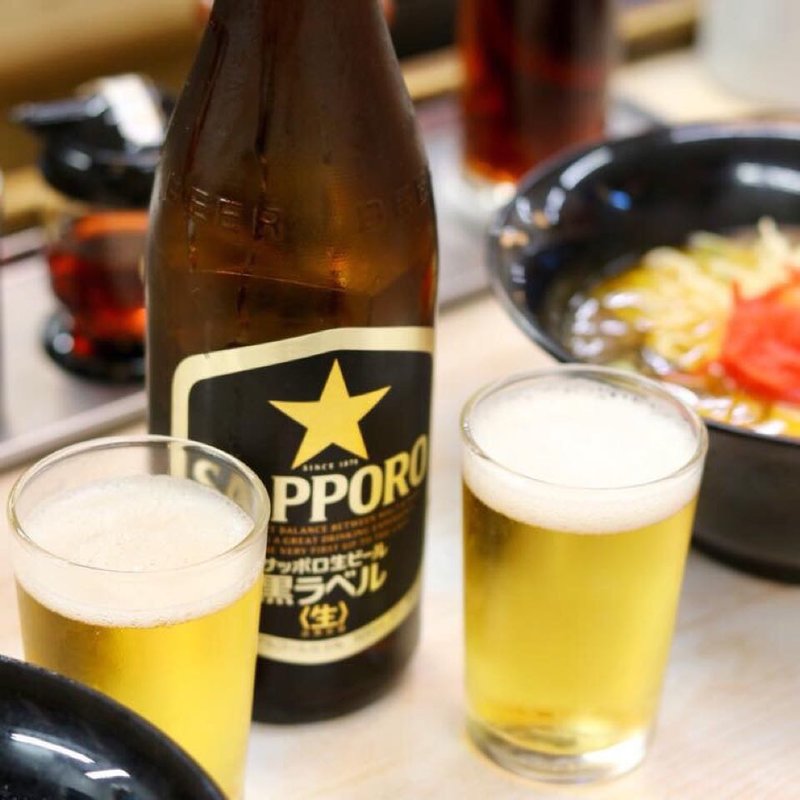 瓶ビール(博多ラーメンはかたや 堅粕店)