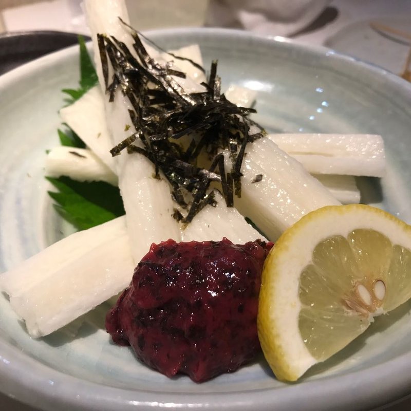 山芋短冊梅肉添え(食鳴市場ちゃい夢 )