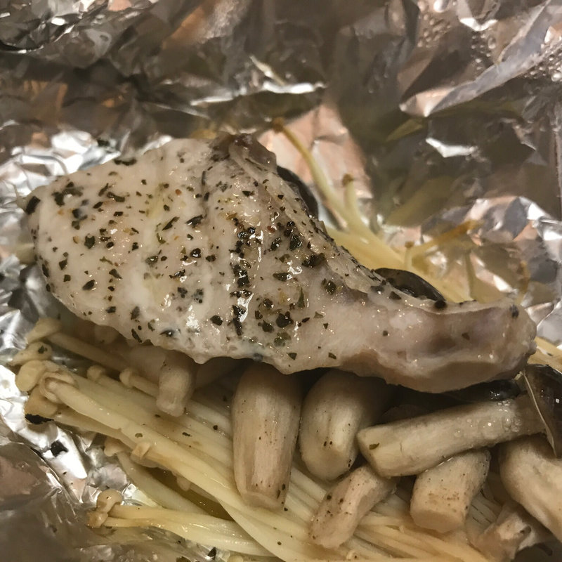 ディナーコース（魚のホイル焼き）(西岡屋旅館 )