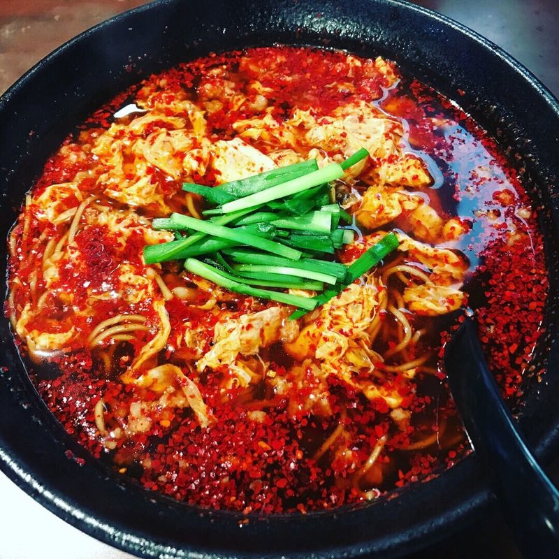 元祖辛麺 14辛(辛麺屋 桝元 玄風周船寺店 )