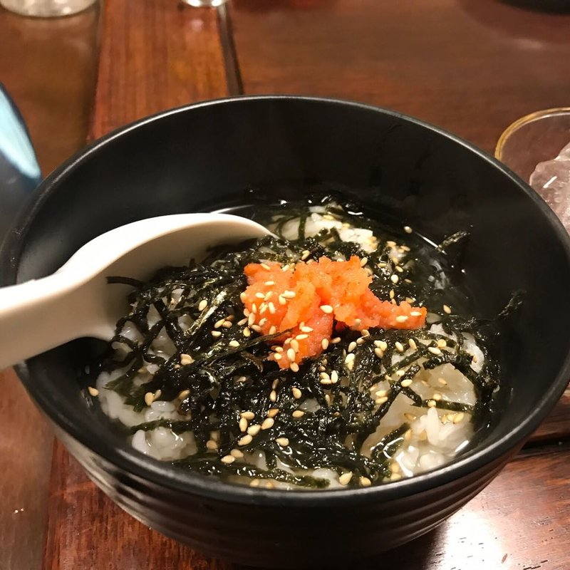 お茶漬け（明太）(酒処あかり)