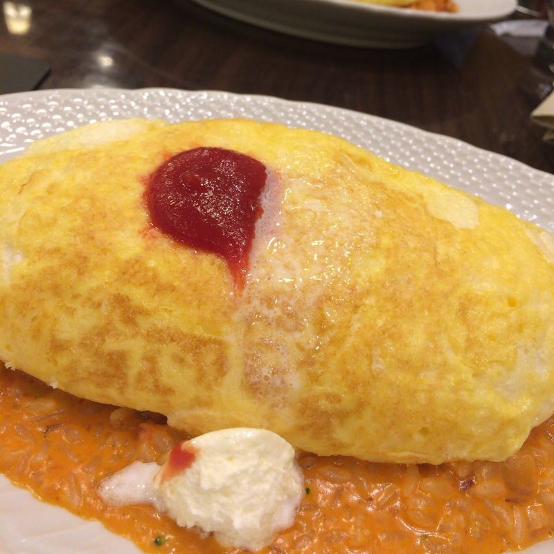 スフレリゾットオムレツ(サロン卵と私 アスティ静岡店 )