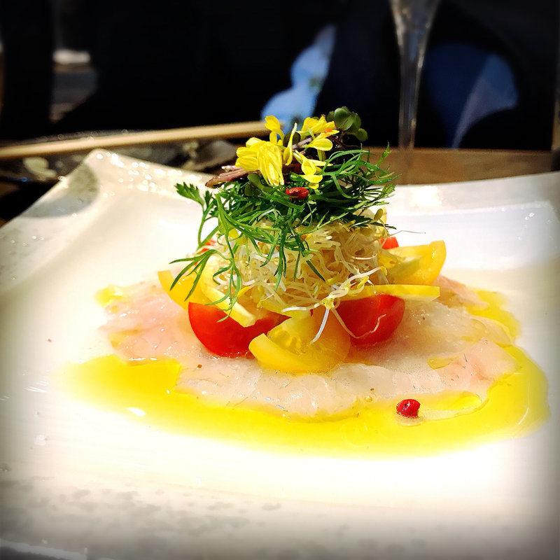 本日の鮮魚のカルパッチョ(海老麺総本家 ジモトヤ )