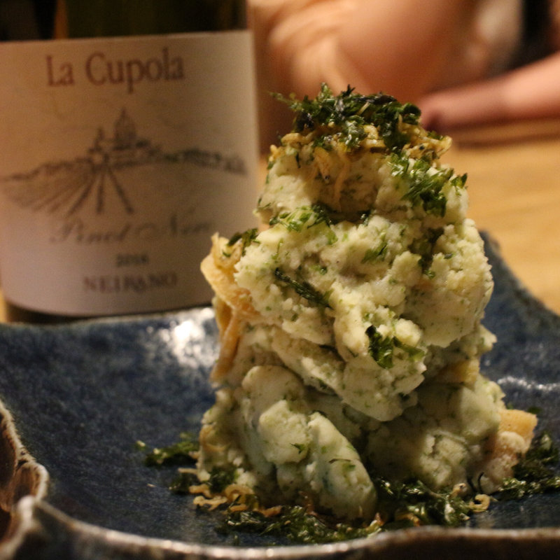 粉者流ポテトサラダ(創作鉄板焼 粉者本店)