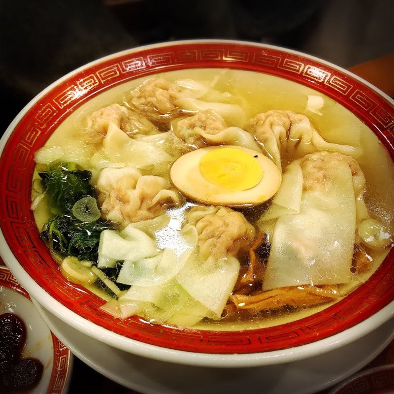 ミニ海老雲呑麺(広州市場 中目黒店)