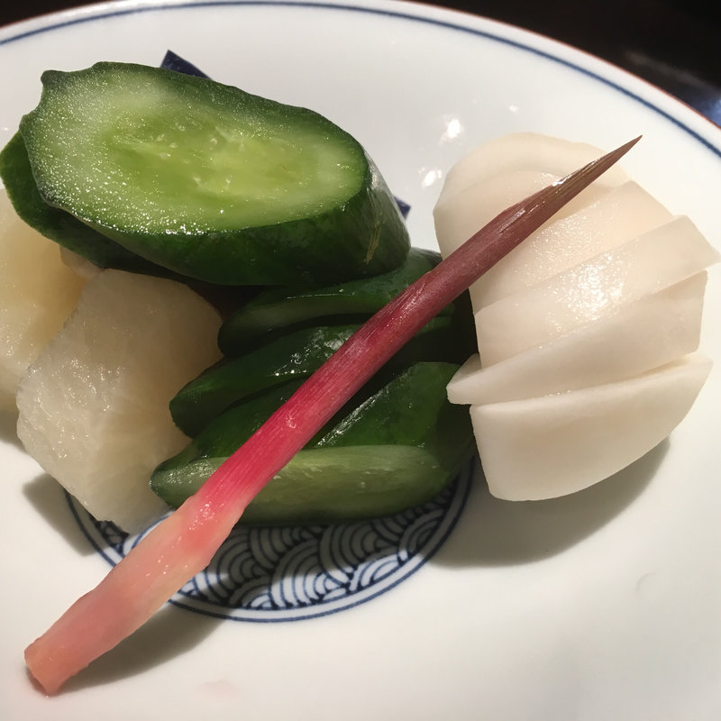 おしんこ(上野やぶそば)