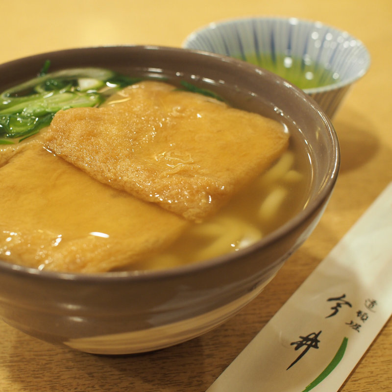 きつねうどん(道頓堀今井 本店)