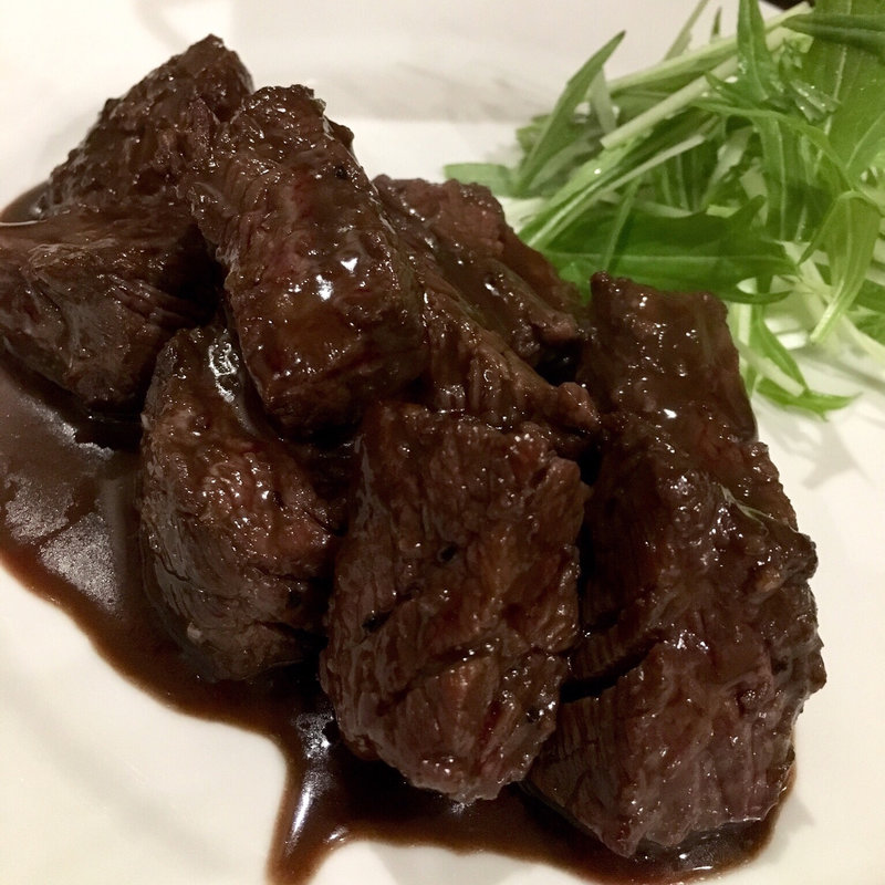 サイコロステーキ(肉Bar Tsunekichi)