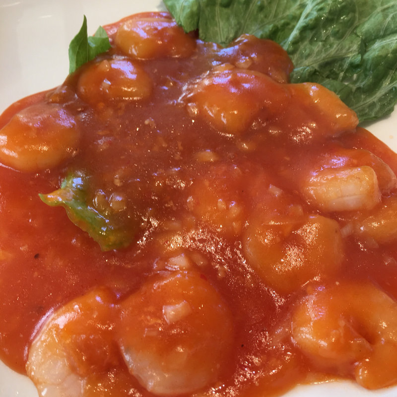 エビチリ(餃子の王将 明石森田店)