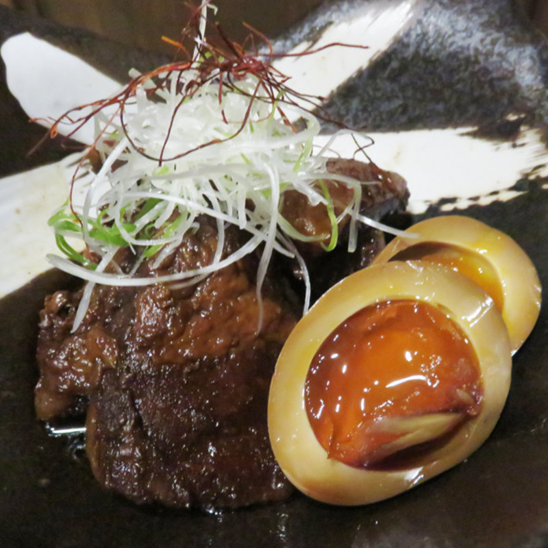 極上黒豚の角煮と煮卵(西新初喜 姪浜駅南店（しゃぶしゃぶ･すき鍋専門店）)