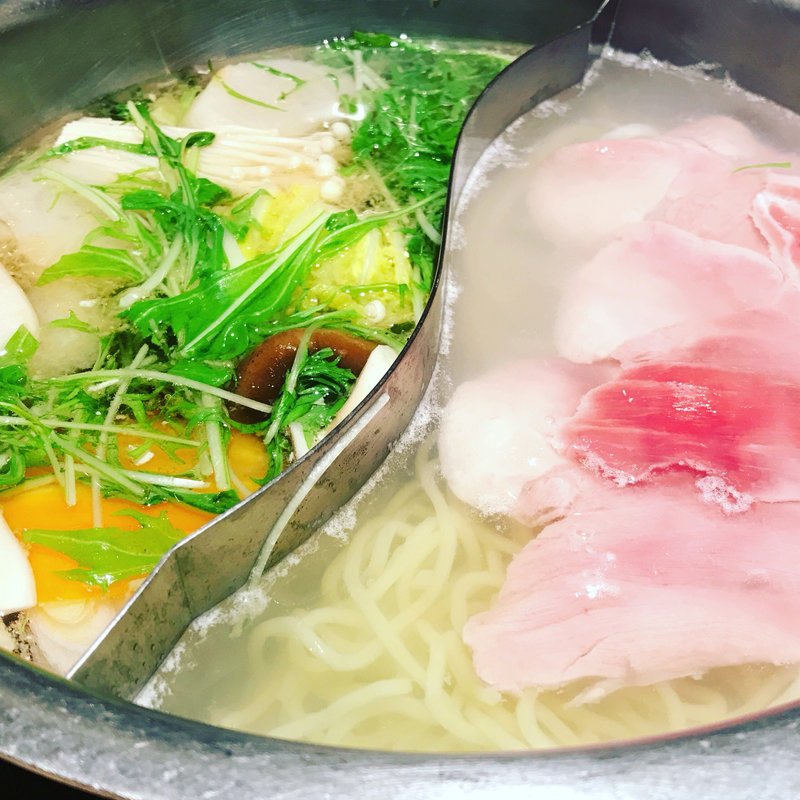 豚しゃぶしゃぶ定食ランチ(しゃぶ菜 阪急三番街)