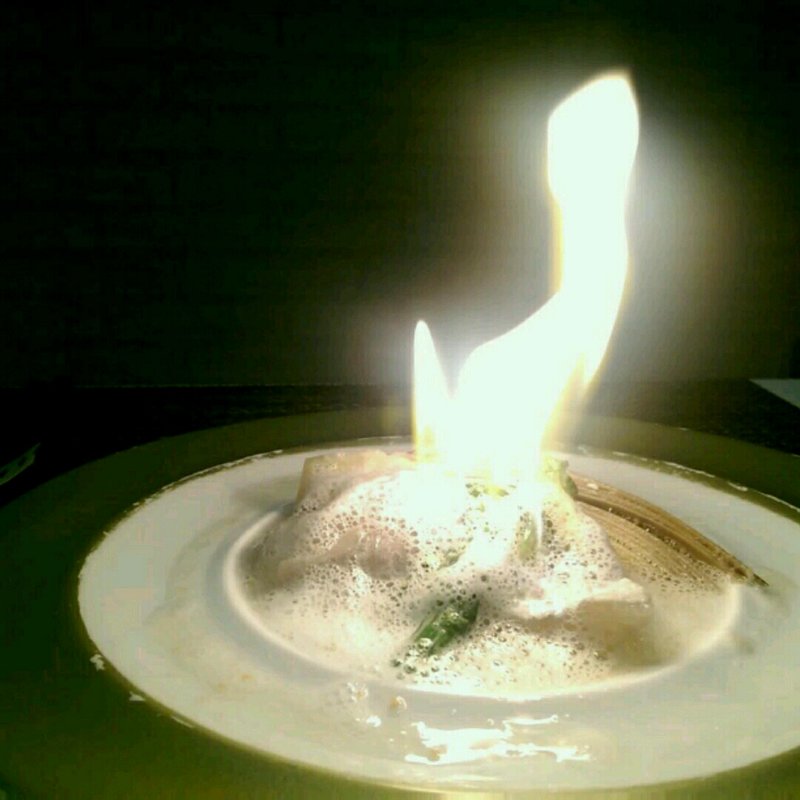 真鱈と筍のファイヤーコンフィー(モトフサ アラキ)