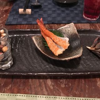 海老、秋刀魚、豆(Red wood Inn （レッドウッド イン）)