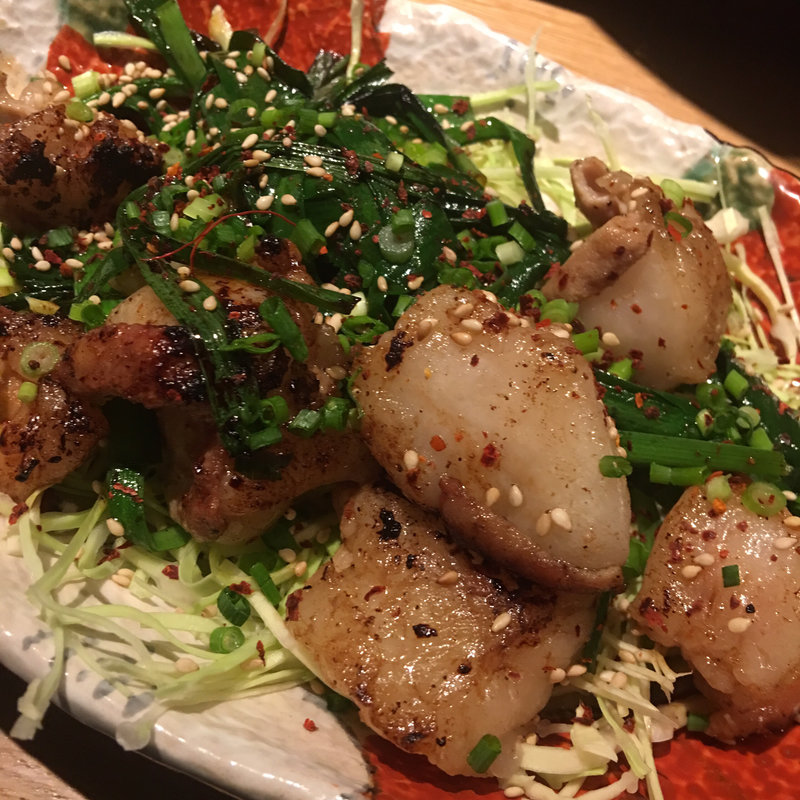 もつ焼き(水炊き吟醸もつ鍋 由乃)