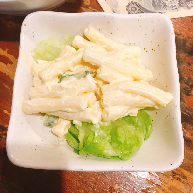 マカロニサラダ(立飲み たきおか 2号店)