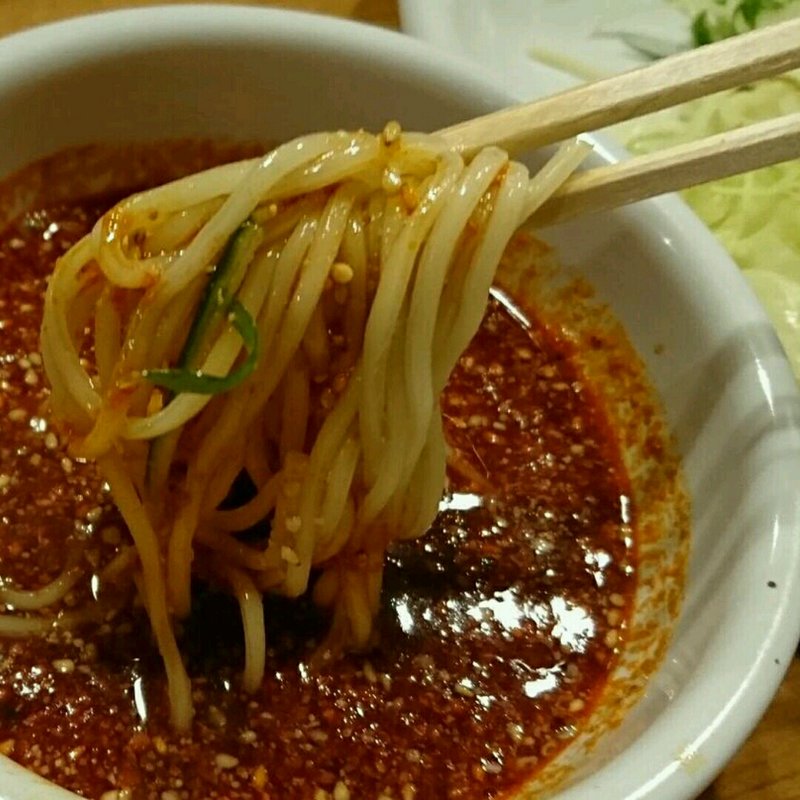 つけ麺(大盛り) キャベツ大盛り(広島つけ麺かず )