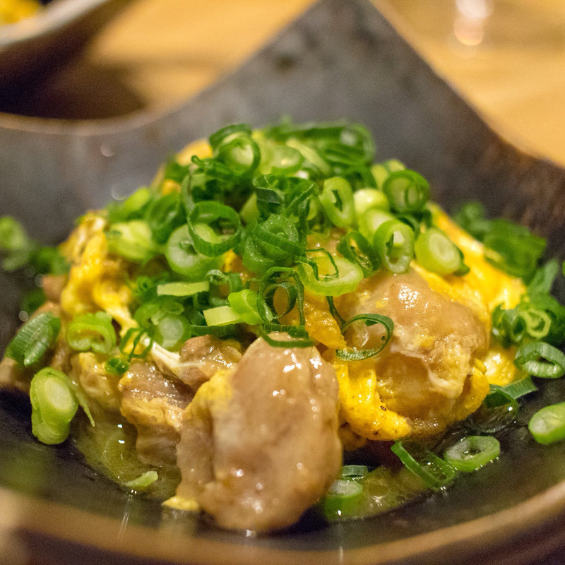 和牛すじの卵焼き(創作鉄板焼 粉者本店)