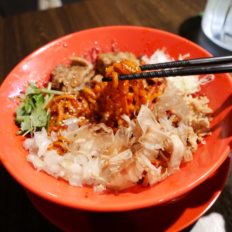 辛混ぜそば(POURET AMOUR)