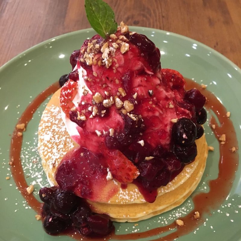 パンケーキ ベリー&ベリー(kawara CAFE＆KITCHEN 静岡 （カワラ カフェアンドキッチン）)