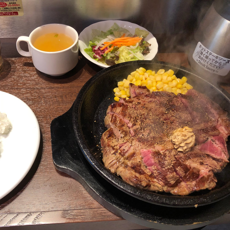 ワイルドステーキ450g(いきなりステーキ 名古屋三井ビル店)