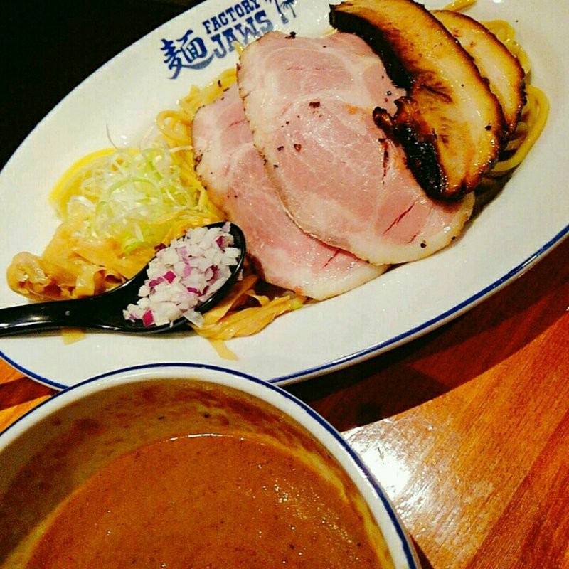 極どろチャーシューつけ麺(自家製麺 麺FACTORY JAWS)