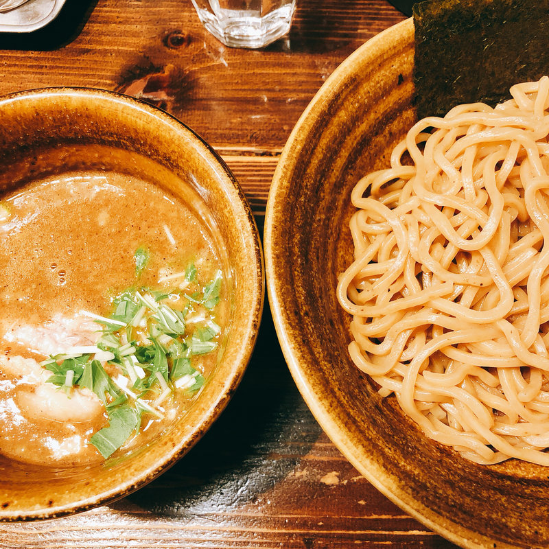 ベジポタ味玉入り煮干じめつけ麺(二代目えん寺)
