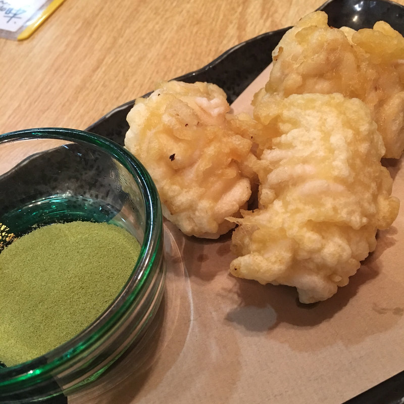 白子の天ぷら(居酒屋 達磨)