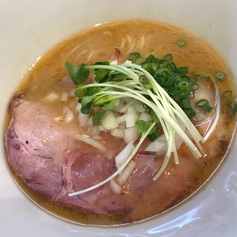 海老味噌ラーメン(中華蕎麦 丸蔵)