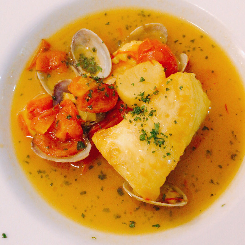 鯛のアクアパッツァ(トラットリア ドンナセルバティカ)