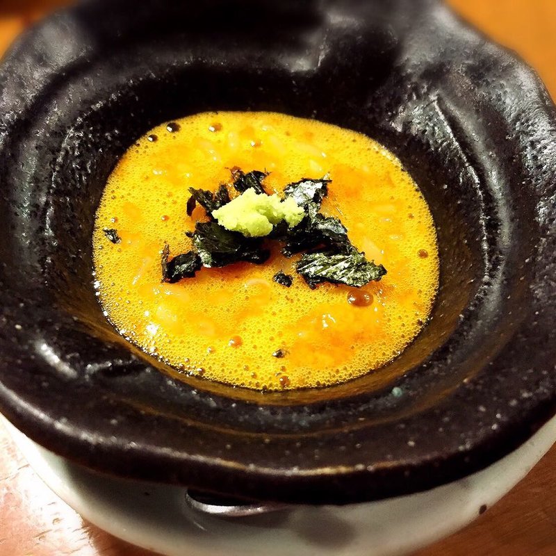 お任せ五貫  雲丹玉ご飯(駒沢 魚庵 直)