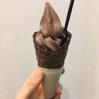 チョコレートソフトクリーム(アトリエ ドゥ コマヤマ)