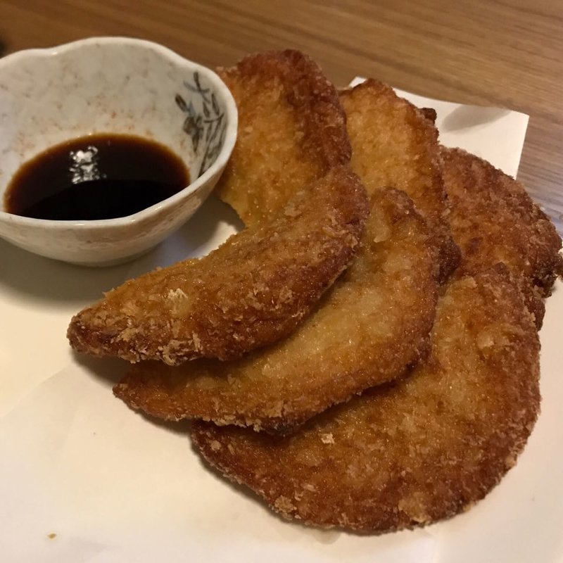 ミンチ天(男の真剣台所　男家　箱崎総本店)