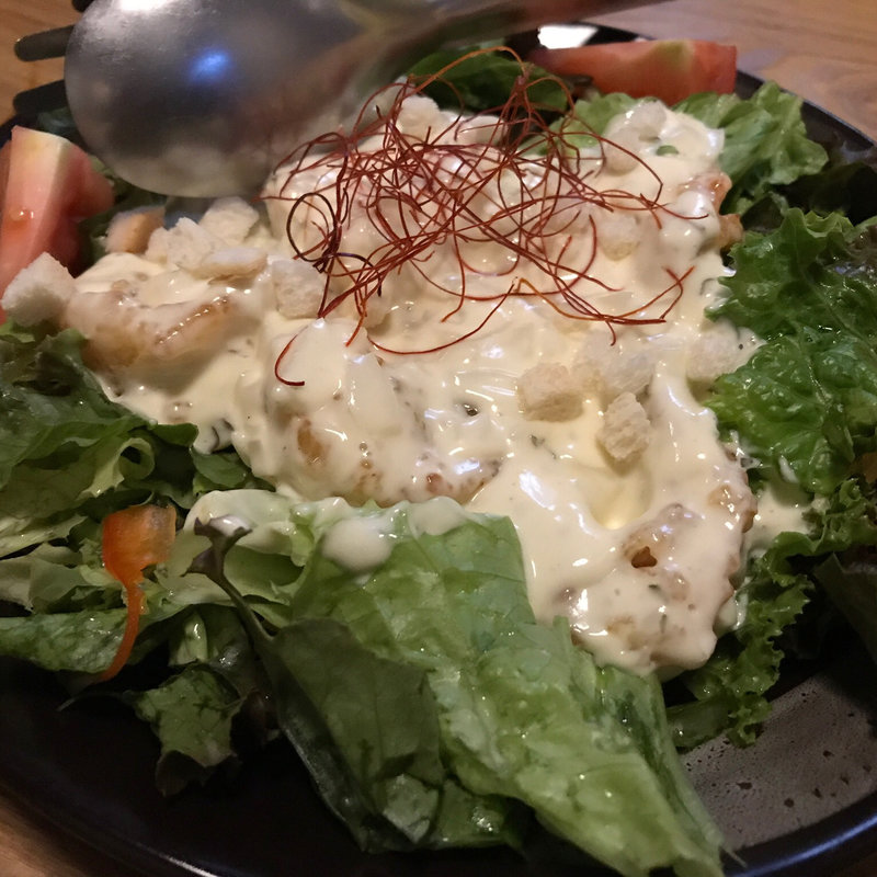 男家サラダ(男の真剣台所　男家　箱崎総本店)