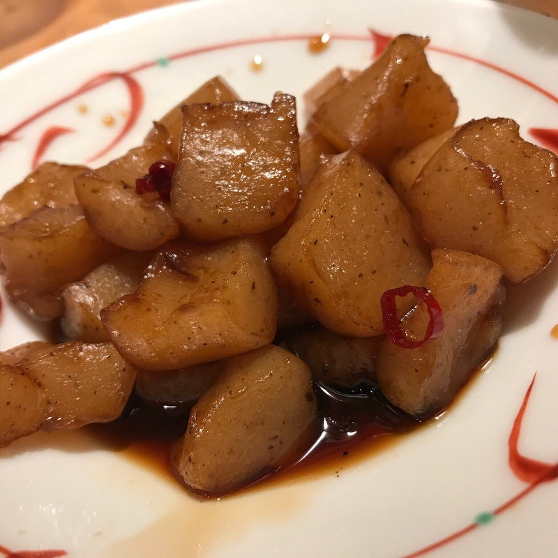 ピリ辛こんにゃく炒め(二〇加屋長介 JRJP博多ビル店)