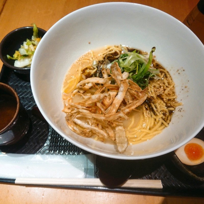 鶏白湯ラーメン定食(やきとり宮川 大手町店 )