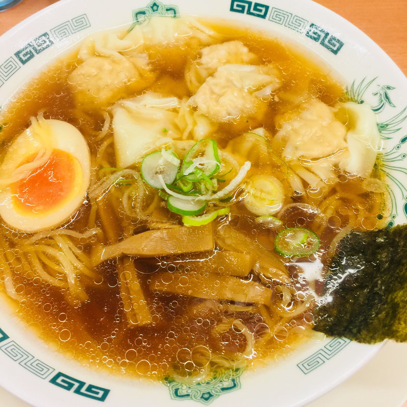 わんたんめん(日高屋 鶯谷店)