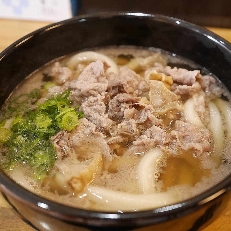 肉かすうどん(麺屋まるさ)