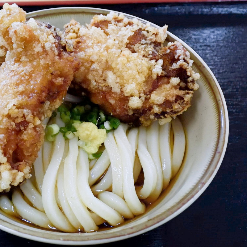 唐揚げぶっかけ冷（ぶっかけ冷+とり竜田揚げ）(ひさ枝)