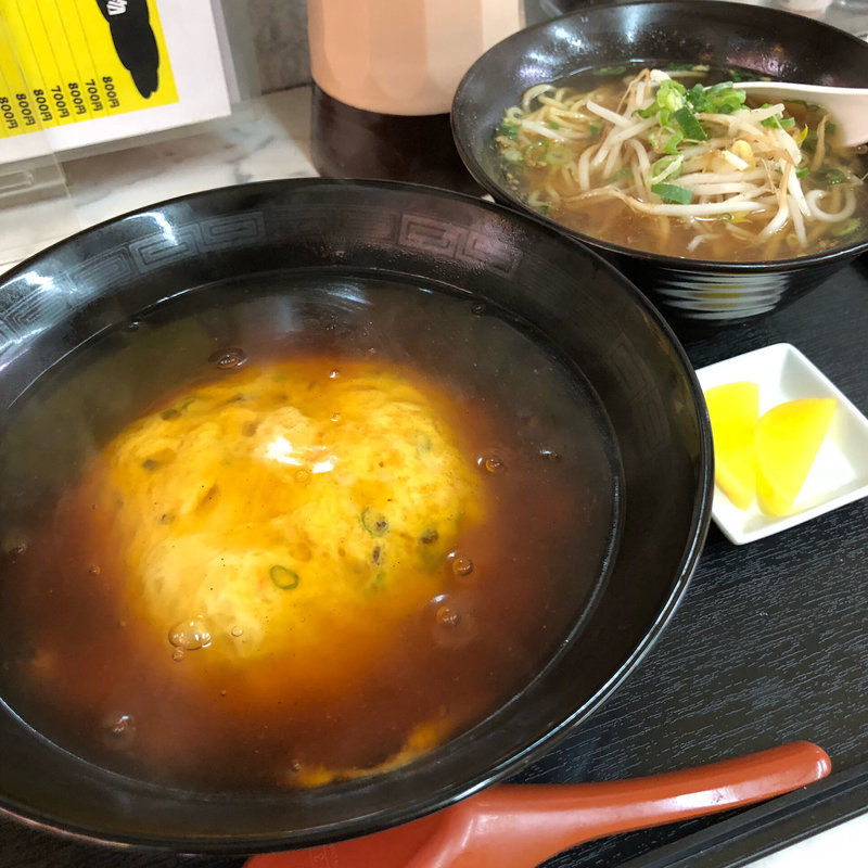 丼ぶり定食  ③天津飯(まんぷく軒)