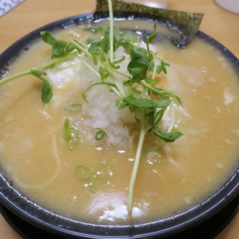 鶏カルボナーラそば(〇平ラーメン)