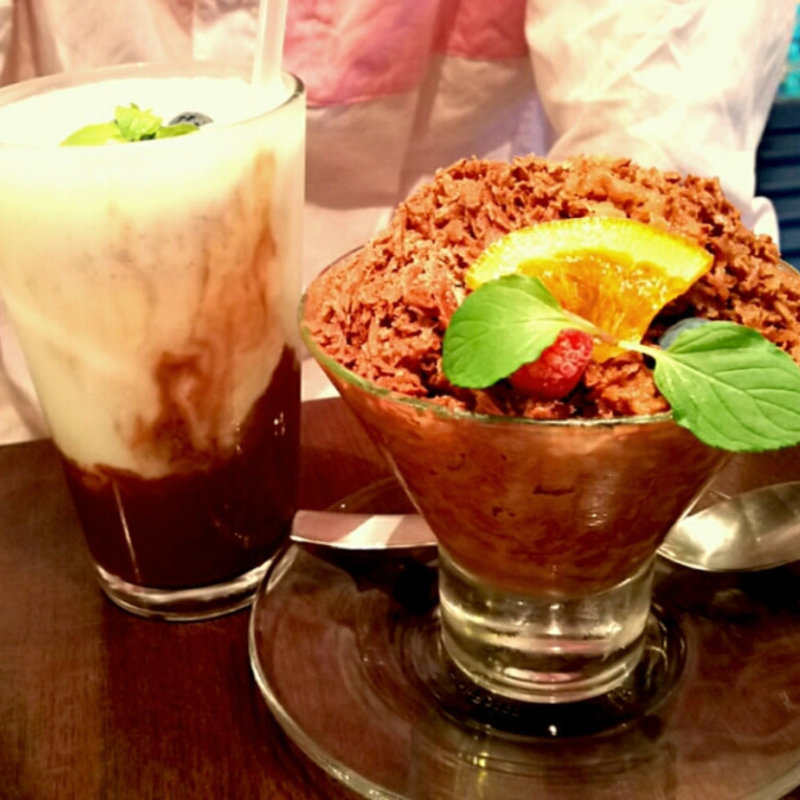 ショコラかき氷(100% Chocolate Cafe. （100％チョコレートカフェ）)