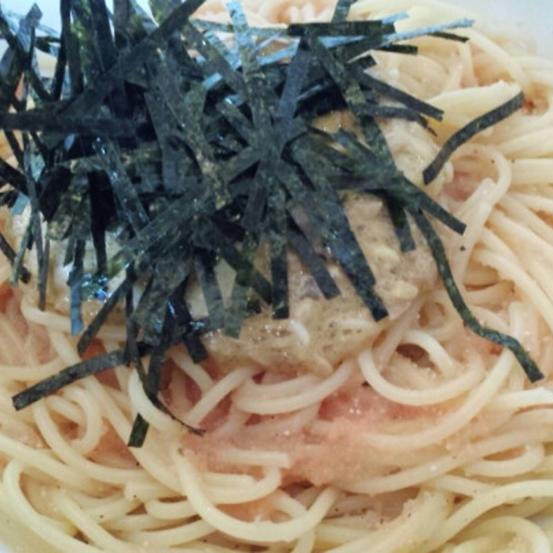 たらこ納豆パスタ(サンタナ)